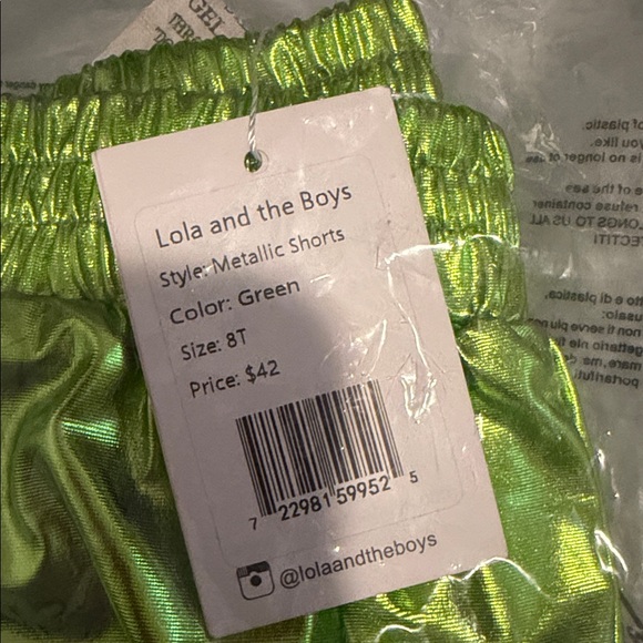 METALLIC TRACK SHORTS - Picture 3 of 3